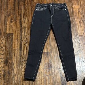 True Religion Women's Black Skinny Jeans